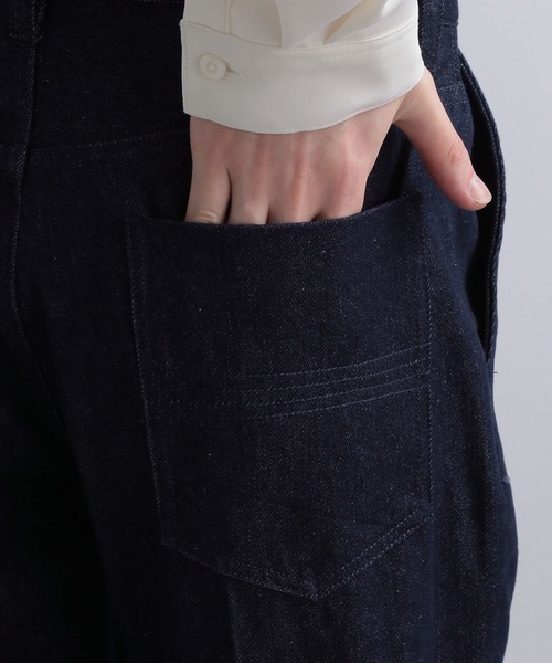 HARE（ハレ）の「【SETUP対応】スリムフレアデニムパンツ（デニムパンツ・メンズ・ブラック/ネイビー・SMALL/MEDIUM）」の16枚目の写真