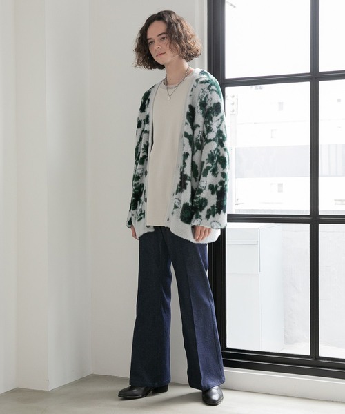 HARE（ハレ）の「【SETUP対応】スリムフレアデニムパンツ（デニムパンツ・メンズ・ブラック/ネイビー・SMALL/MEDIUM）」の20枚目の写真