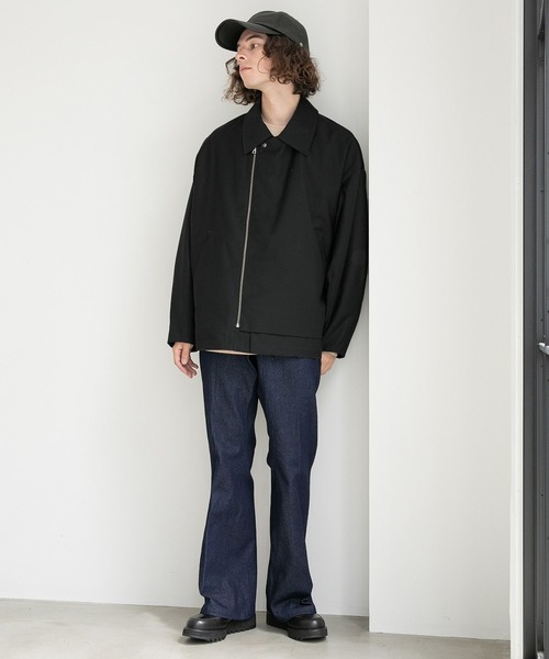 HARE（ハレ）の「【SETUP対応】スリムフレアデニムパンツ（デニムパンツ・メンズ・ブラック/ネイビー・SMALL/MEDIUM）」の18枚目の写真