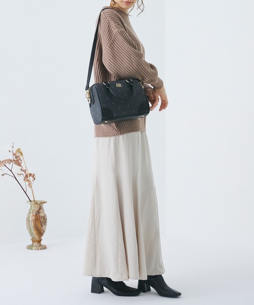 ROYAL PARTY(ロイヤルパーティー)の「ROYAL PARTY (ロイヤルパーティー) 2WAYミニボストンバッグ モノグラム RPT-B084(ボストンバッグ・レディース・ブラック/ベージュ/ブラウン・FREE)」の5枚目の写真
