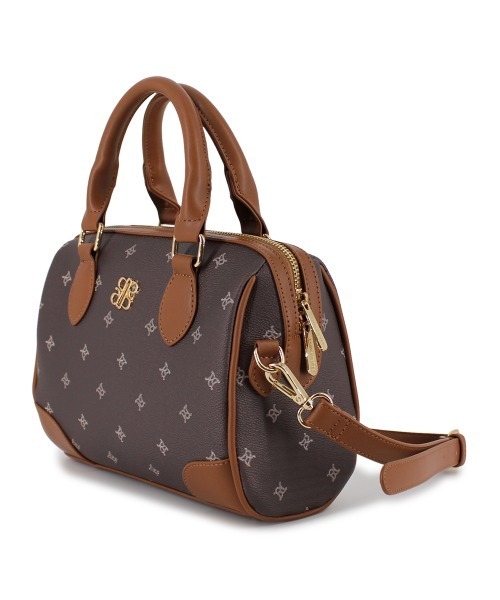 ROYAL PARTY(ロイヤルパーティー)の「ROYAL PARTY (ロイヤルパーティー) 2WAYミニボストンバッグ モノグラム RPT-B084(ボストンバッグ・レディース・ブラック/ベージュ/ブラウン・FREE)」の16枚目の写真
