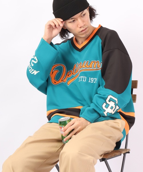 SUGGESTION(サジェッション)の「SUGGESTION ロゴワッペンホッケーシャツ 2022AW(Tシャツ/カットソー・メンズ・ホワイト/ターコイズブルー/ブラック・L/M)」の19枚目の写真