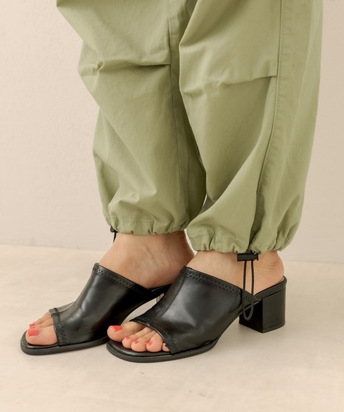 OLIVE des OLIVE（オリーブデオリーブ）の「裾しぼりゆるカーゴパンツ（カーゴパンツ・レディース・ブラック/オフホワイト/カーキ・FREE）」の19枚目の写真