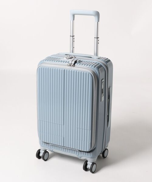 innovator（イノベーター）の「【innovator/イノベーター】 フロントオープン キャリーケース 38L（スーツケース/キャリーバッグ・メンズ・ブラック/ネイビー/グレー/ブルー/グリーン/ダークブルー/ベージュ/オリーブドラブ/オレンジ/イエロー/ホワイト/ラベンダー/ストーン/ピンク系その他/ベージュ系その他/カーキ/ブラウン系その他/ブルー系その他/ブルー系その他5/グリーン系その他/グレー系その他・FREE）」の4枚目の写真