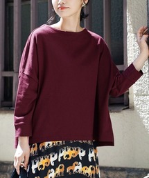 シミヘン加工 フレンチバスク ワイドプルオーバー［ボーダー＆無地］