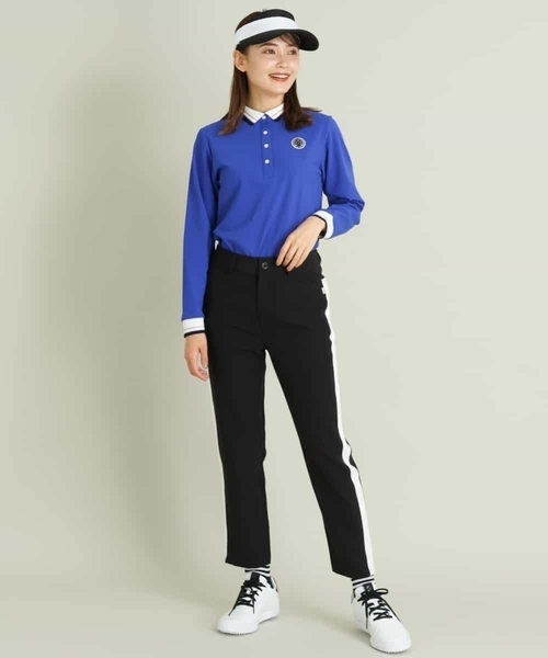 a.v.v（アーヴェヴェ）の「レディースゴルフウエア　ラインパンツ（その他パンツ・レディース・ブラック・40/38/36）」の5枚目の写真