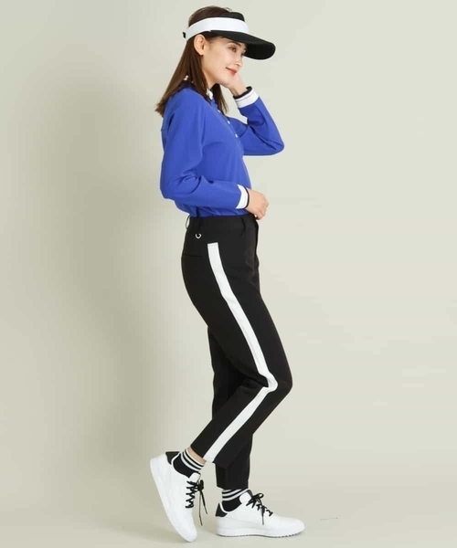 a.v.v（アーヴェヴェ）の「レディースゴルフウエア　ラインパンツ（その他パンツ・レディース・ブラック・40/38/36）」の6枚目の写真