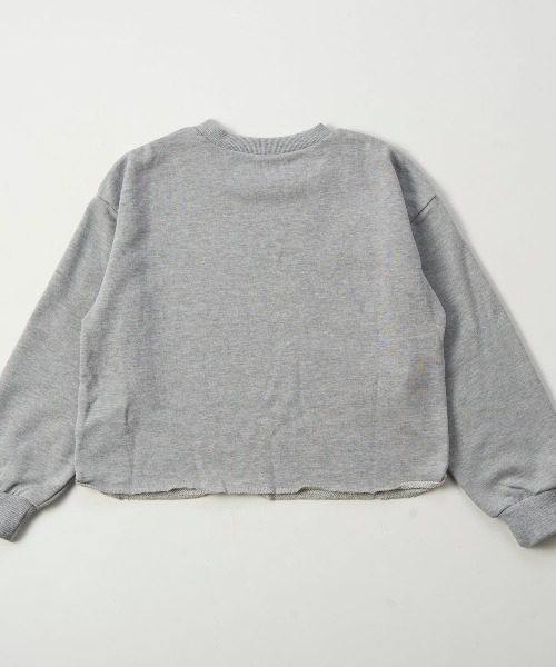 Ocean Pacific(オーシャンパシフィック)の「【OP:オーピー】キッズクロップド丈スウェット トレーナー(スウェット・キッズ・グリーン/杢グレー・160/170/130/140/150)」の8枚目の写真
