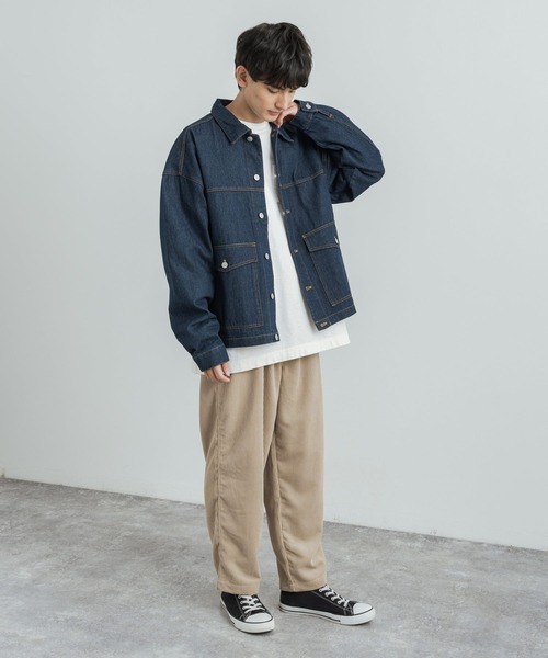 Rocky Monroe(ロッキーモンロー)の「コーデュロイ ワイドテーパードイージースケーターパンツ(その他パンツ・メンズ・ブラック/ブラウン/アイボリー/カーキ・M/L/LL)」の8枚目の写真