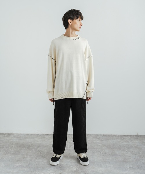 Rocky Monroe(ロッキーモンロー)の「コーデュロイ ワイドテーパードイージースケーターパンツ(その他パンツ・メンズ・ブラック/ブラウン/アイボリー/カーキ・M/L/LL)」の13枚目の写真