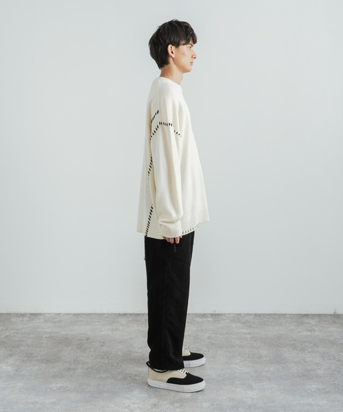 Rocky Monroe(ロッキーモンロー)の「コーデュロイ ワイドテーパードイージースケーターパンツ(その他パンツ・メンズ・ブラック/ブラウン/アイボリー/カーキ・M/L/LL)」の18枚目の写真