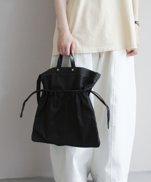 TIDEWAY（タイドウェイ）の「CHINO 2WAY TOTE/ショルダー TYP/S（ショルダーバッグ・レディース・ブラック/ベージュ/カーキ・FREE）」の21枚目の写真