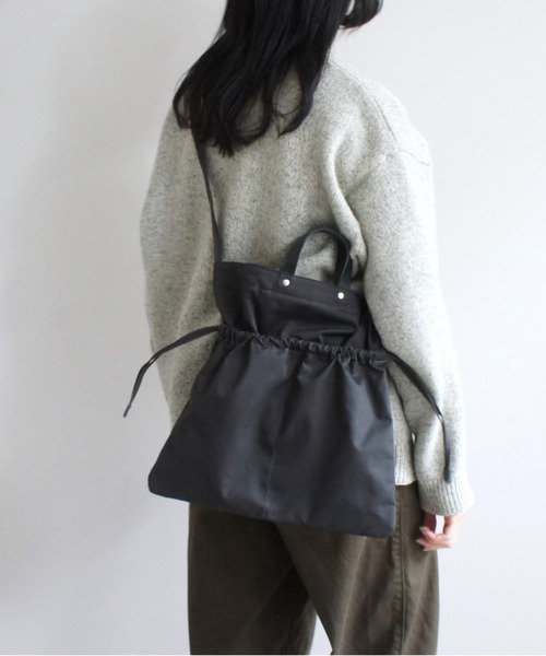 TIDEWAY（タイドウェイ）の「CHINO 2WAY TOTE/ショルダー TYP/S（ショルダーバッグ・レディース・ブラック/ベージュ/カーキ・FREE）」の20枚目の写真