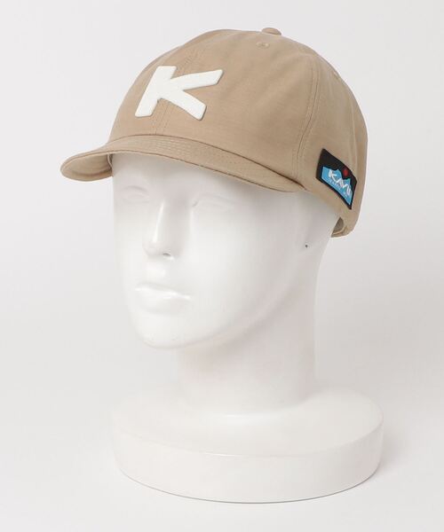 KAVU(カブー)の「【 KAVU / カブー 】 K's キッズ バックサテンベースボールキャップ Back stain Base Ball Cap AAF(キャップ・キッズ・ブラック/ベージュ/ネイビー・FREE)」の3枚目の写真