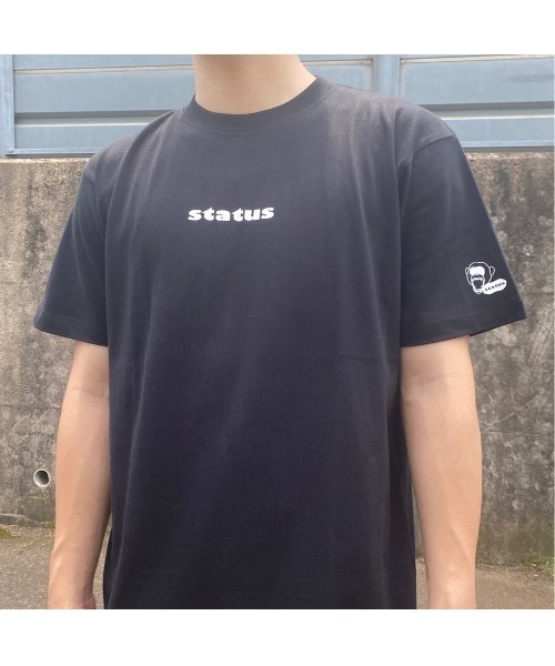 STATUS(ステイタス)の「【STATUS】LITTLE LOGO TEE(ST)(Tシャツ/カットソー・メンズ・ホワイト×ブラック/ブラック×ホワイト/ブラック×ピンク/ホワイト×ピンク・LARGE/X-LARGE/MEDIUM)」の16枚目の写真