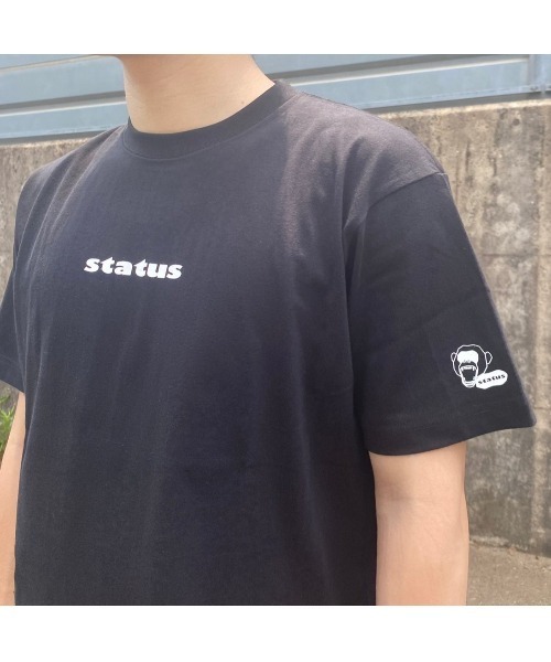 STATUS(ステイタス)の「【STATUS】LITTLE LOGO TEE(ST)(Tシャツ/カットソー・メンズ・ホワイト×ブラック/ブラック×ホワイト/ブラック×ピンク/ホワイト×ピンク・LARGE/X-LARGE/MEDIUM)」の17枚目の写真