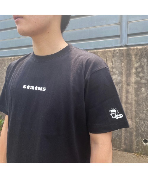 STATUS(ステイタス)の「【STATUS】LITTLE LOGO TEE(ST)(Tシャツ/カットソー・メンズ・ホワイト×ブラック/ブラック×ホワイト/ブラック×ピンク/ホワイト×ピンク・LARGE/X-LARGE/MEDIUM)」の18枚目の写真
