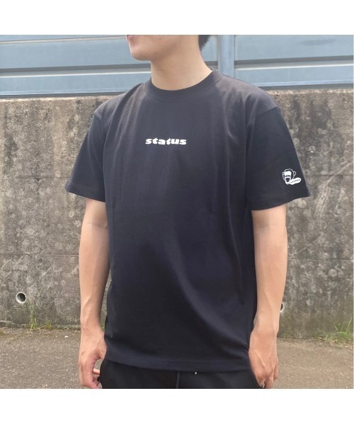 STATUS(ステイタス)の「【STATUS】LITTLE LOGO TEE(ST)(Tシャツ/カットソー・メンズ・ホワイト×ブラック/ブラック×ホワイト/ブラック×ピンク/ホワイト×ピンク・LARGE/X-LARGE/MEDIUM)」の19枚目の写真
