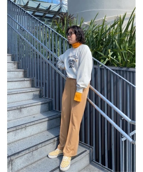 MOUSSY(マウジー)の「DAMAGED EMBLEM プルオーバー(スウェット・レディース・杢グレー/グリーン/ネイビー・FREE)」の18枚目の写真