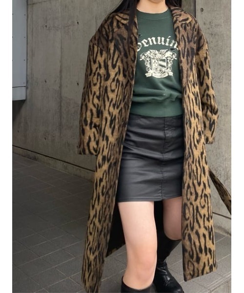 MOUSSY(マウジー)の「DAMAGED EMBLEM プルオーバー(スウェット・レディース・杢グレー/グリーン/ネイビー・FREE)」の22枚目の写真