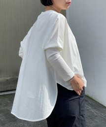 BEARDSLEY | 布帛コンビ前後カットソー(Tシャツ/カットソー)