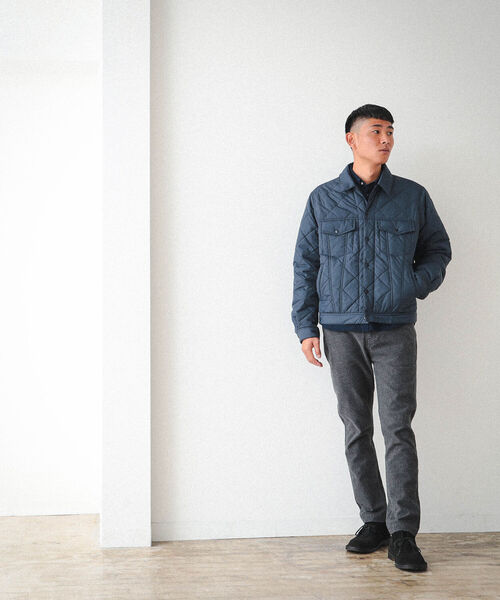 BEAMS(ビームス)の「BEAMS / キルト Gジャケット(ブルゾン・メンズ・ブラック/ネイビー・SMALL/MEDIUM/LARGE/X-LARGE)」の8枚目の写真