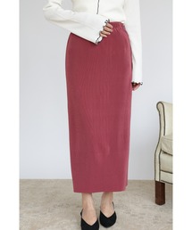 &. NOSTALGIA | 【ZOZO限定】カットオフプリーツタイトスカート(スカート)