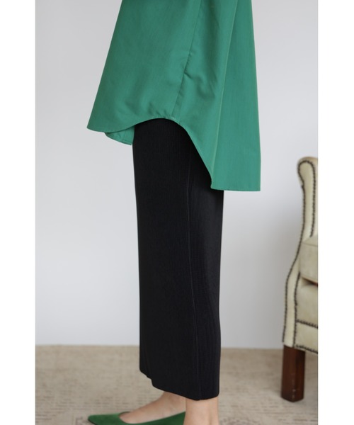 &. NOSTALGIA（アンドドットノスタルジア）の「【ZOZO限定】カットオフプリーツタイトスカート（スカート・レディース・ブラック/ダークグリーン/ピンク/アイボリー/マスタード/レンガ・FREE）」の13枚目の写真