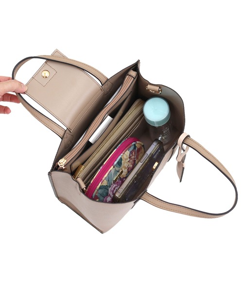 MIAN （ミアン）の「CALLA /2wayトートバッグ（トートバッグ・レディース・ブラック/グレー/ミント/モカ/サックスブルー・FREE）」の9枚目の写真