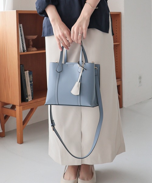 MIAN （ミアン）の「CALLA /2wayトートバッグ（トートバッグ・レディース・ブラック/グレー/ミント/モカ/サックスブルー・FREE）」の17枚目の写真