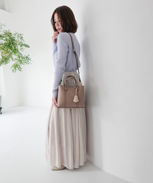 MIAN （ミアン）の「CALLA /2wayトートバッグ（トートバッグ・レディース・ブラック/グレー/ミント/モカ/サックスブルー・FREE）」の22枚目の写真