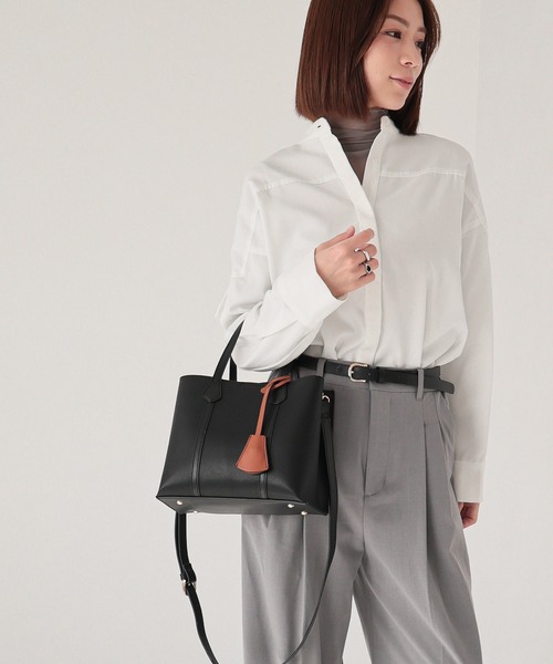 MIAN （ミアン）の「CALLA /2wayトートバッグ（トートバッグ・レディース・ブラック/グレー/ミント/モカ/サックスブルー・FREE）」の12枚目の写真