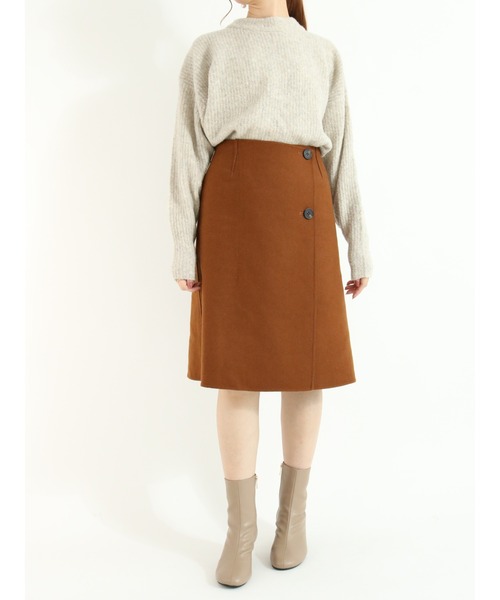 Te chichi（テチチ）の「サイドジップチェックリバーミニスカート（スカート・レディース・グレー/オレンジ・SMALL/MEDIUM）」の7枚目の写真