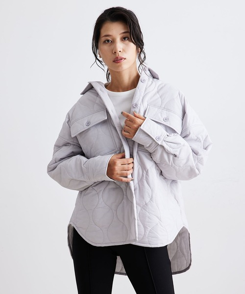 NERGY（ナージー）の「キルティングCPOジャケット（その他アウター・レディース・ベージュ/ブラック/ブルー・FREE）」の3枚目の写真