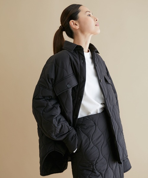 NERGY（ナージー）の「キルティングCPOジャケット（その他アウター・レディース・ベージュ/ブラック/ブルー・FREE）」の2枚目の写真