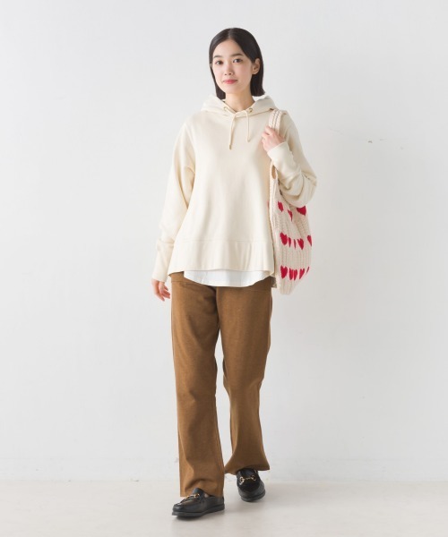 OMNES(オムネス)の「アクリルナイロンウールニットパンツ(その他パンツ・レディース・ブラウン/グリーン/ベージュ/ブラック/グレー・LARGE/MEDIUM)」の6枚目の写真