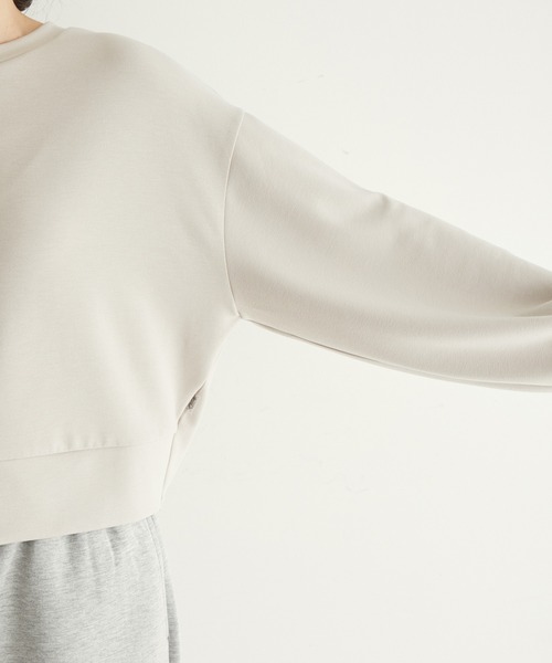 NERGY（ナージー）の「バックカシュクールダンボールプルオーバー（スウェット・レディース・ブラック/ベージュ/ボルドー・FREE）」の16枚目の写真