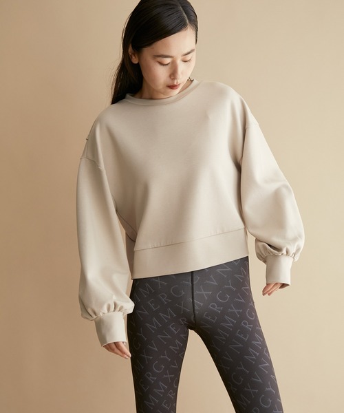 NERGY（ナージー）の「バックカシュクールダンボールプルオーバー（スウェット・レディース・ブラック/ベージュ/ボルドー・FREE）」の6枚目の写真