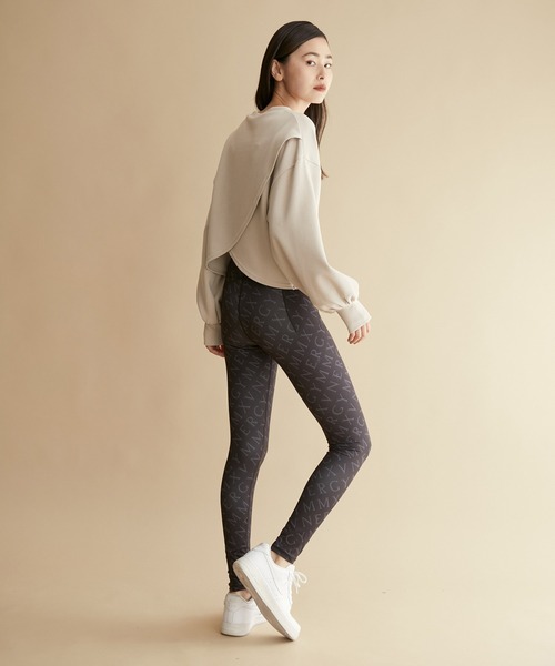 NERGY（ナージー）の「バックカシュクールダンボールプルオーバー（スウェット・レディース・ブラック/ベージュ/ボルドー・FREE）」の13枚目の写真