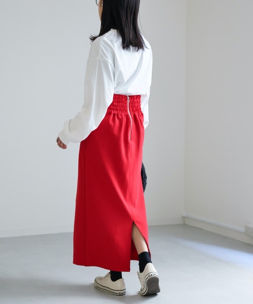 ap retro(アプレトロ)の「デザインロゴ プリントロンTee(Tシャツ/カットソー・レディース・アイボリー/チャコールグレー/ブラック/ホワイト×ブラック/ブラック系その他/オートミール/ブラック系その他2/ホワイト系その他/ホワイト系その他2/ホワイト系その他3/ブラック系その他3/ベージュ/ブラック系その他4/グレー系その他/ホワイト系その他4・FREE)」の22枚目の写真