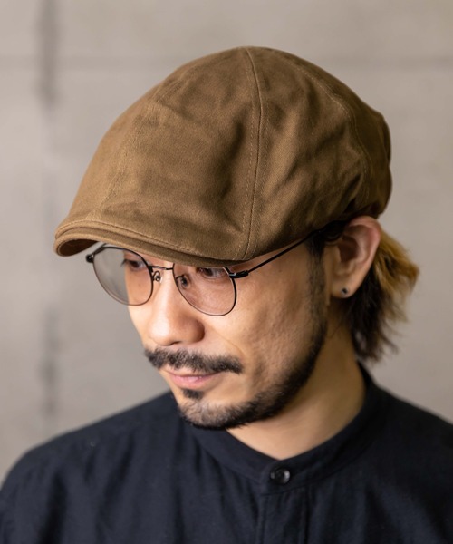 無（ム）の「5パネルハンチング（ハンチング/ベレー帽・メンズ・ブラック/ワイン/カーキ・FREE）」の2枚目の写真