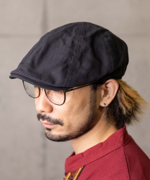 無（ム）の「5パネルハンチング（ハンチング/ベレー帽・メンズ・ブラック/ワイン/カーキ・FREE）」の7枚目の写真
