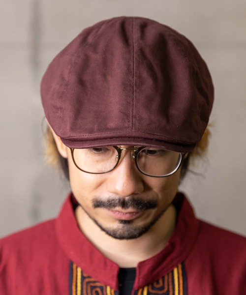 無（ム）の「5パネルハンチング（ハンチング/ベレー帽・メンズ・ブラック/ワイン/カーキ・FREE）」の9枚目の写真