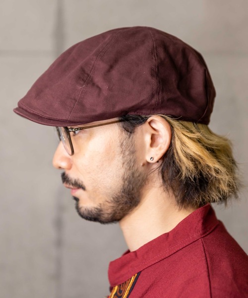 無（ム）の「5パネルハンチング（ハンチング/ベレー帽・メンズ・ブラック/ワイン/カーキ・FREE）」の11枚目の写真