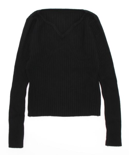 Burner(バーナー)の「【OKUOKU 0909】Vネックリブニット oku-tops-682899622835-1599(ニット/セーター・レディース・D/E/F/A/B/C・FREE)」の10枚目の写真