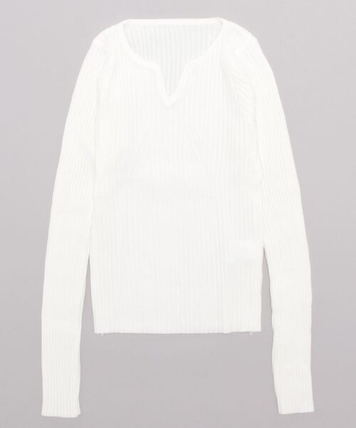 Burner(バーナー)の「【OKUOKU 0909】Vネックリブニット oku-tops-682899622835-1599(ニット/セーター・レディース・D/E/F/A/B/C・FREE)」の11枚目の写真