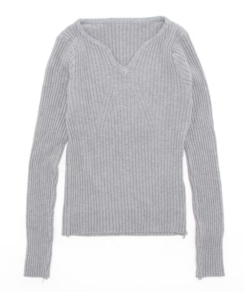 Burner(バーナー)の「【OKUOKU 0909】Vネックリブニット oku-tops-682899622835-1599(ニット/セーター・レディース・D/E/F/A/B/C・FREE)」の12枚目の写真