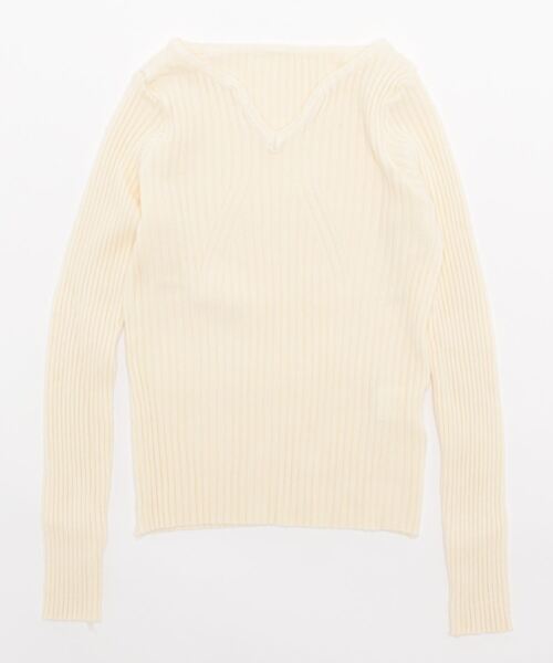 Burner(バーナー)の「【OKUOKU 0909】Vネックリブニット oku-tops-682899622835-1599(ニット/セーター・レディース・D/E/F/A/B/C・FREE)」の13枚目の写真