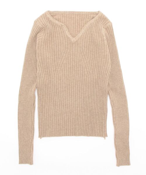 Burner(バーナー)の「【OKUOKU 0909】Vネックリブニット oku-tops-682899622835-1599(ニット/セーター・レディース・D/E/F/A/B/C・FREE)」の14枚目の写真