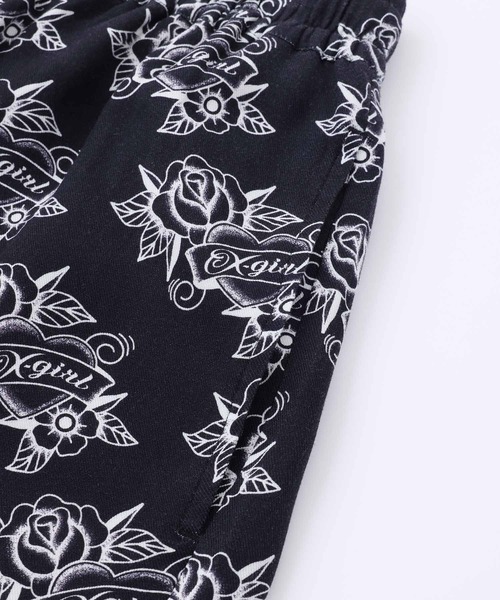 X-girl(エックスガール)の「TATOO PATTERN PANTS(その他パンツ・レディース・オフホワイト/ブラック・S/M)」の11枚目の写真
